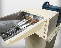 Conical Twin Screw Force Feeder